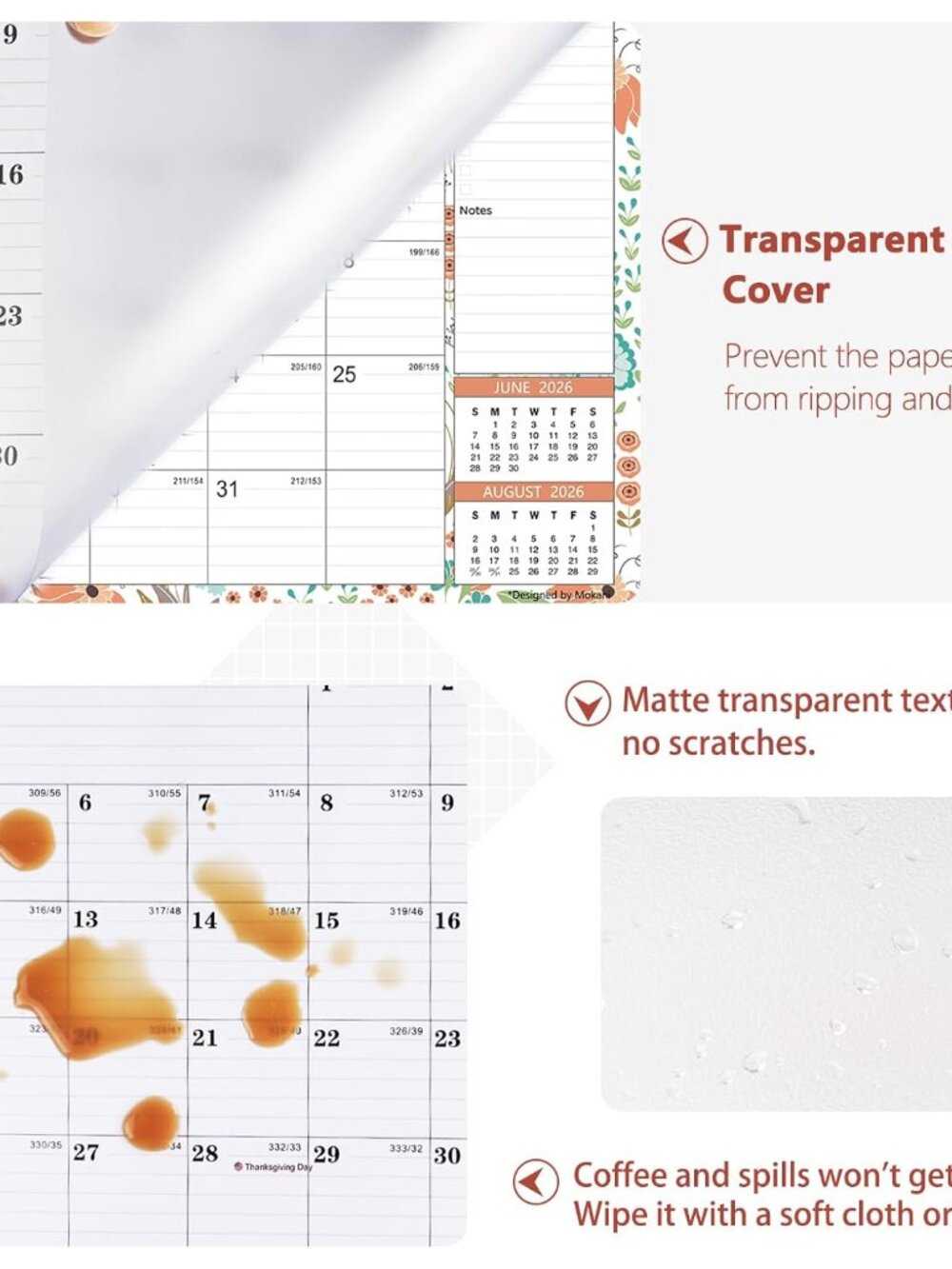 Desk Calendar 2026-2027, Large Monthly Desk Calendar 2026 Jan.2026 to Jun.2027 1 - Picture 5 of 8